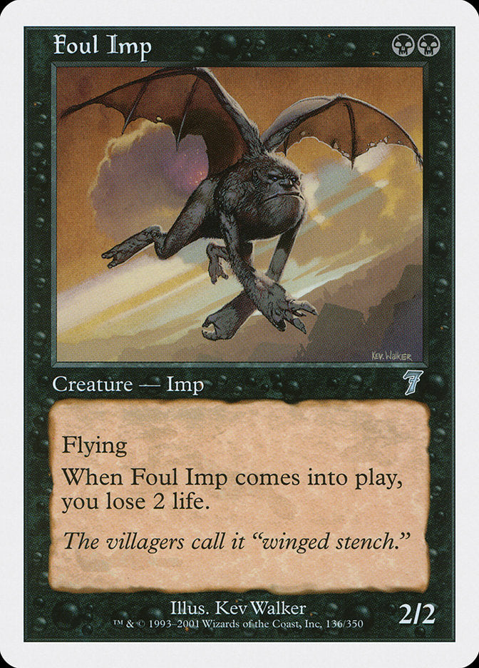 Foul Imp [Seventh Edition] | Card Merchant Takapuna