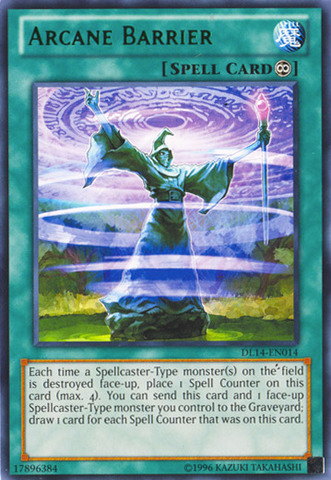 Arcane Barrier (Green) [DL14-EN014] Rare | Card Merchant Takapuna