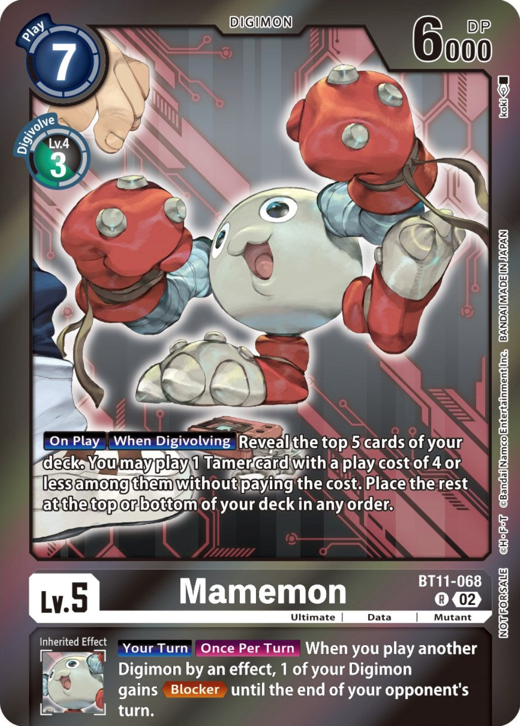 Mamemon [BT11-068] (Event Pack 5) [Dimensional Phase Promos] | Card Merchant Takapuna