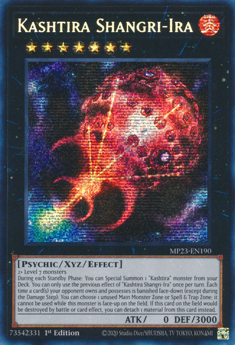 Kashtira Shangri-Ira [MP23-EN190] Prismatic Secret Rare | Card Merchant Takapuna