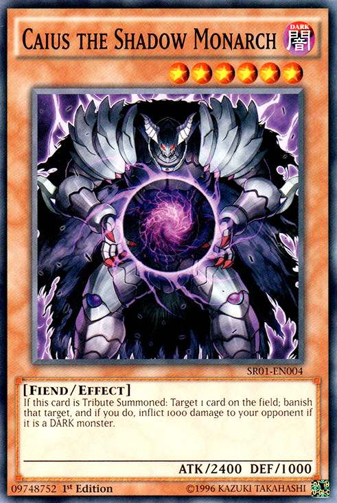 Caius the Shadow Monarch [SR01-EN004] Common | Card Merchant Takapuna