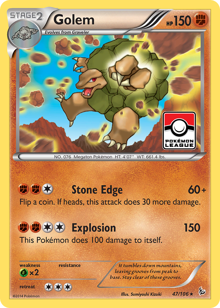 Golem (47/106) [XY: Flashfire] | Card Merchant Takapuna