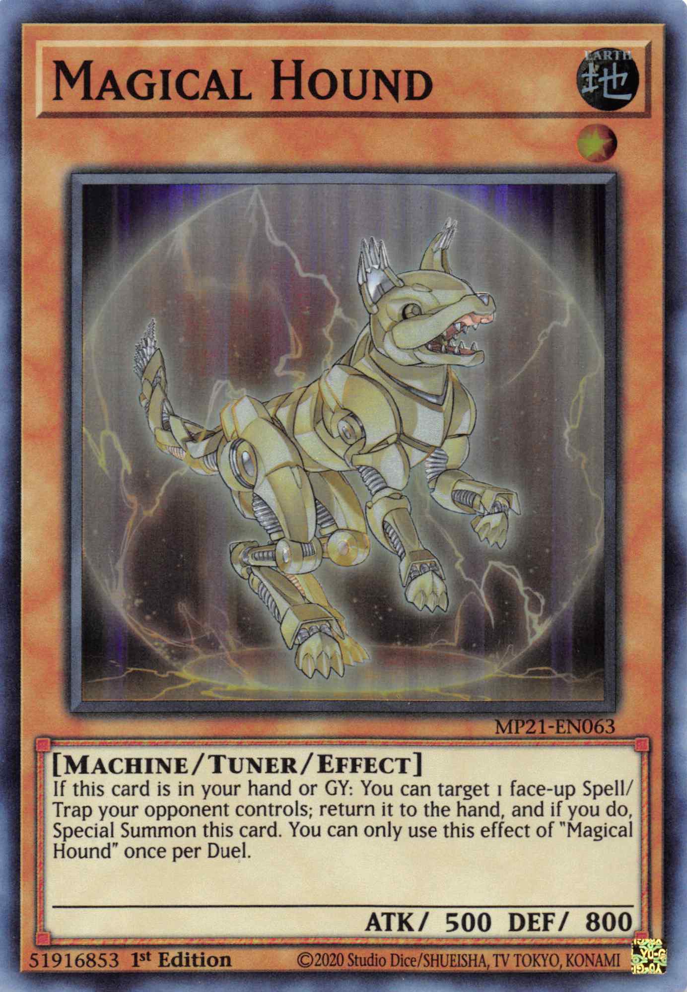 Magical Hound [MP21-EN063] Super Rare | Card Merchant Takapuna