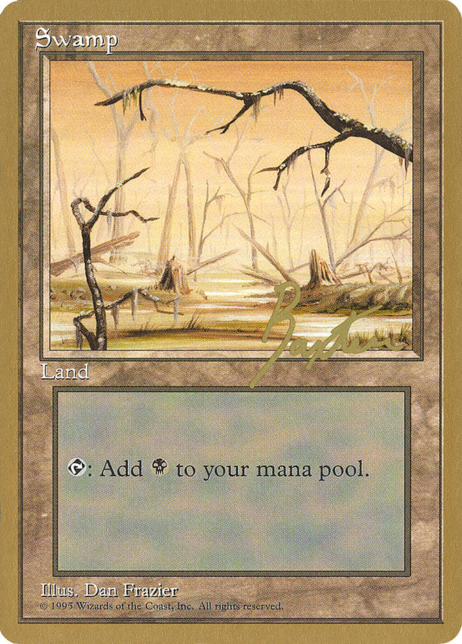 Swamp (gb370) (George Baxter) [Pro Tour Collector Set] | Card Merchant Takapuna