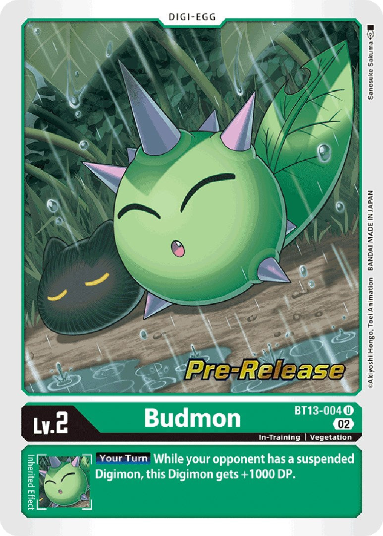 Budmon [BT13-004] [Versus Royal Knight Booster Pre-Release Cards] | Card Merchant Takapuna