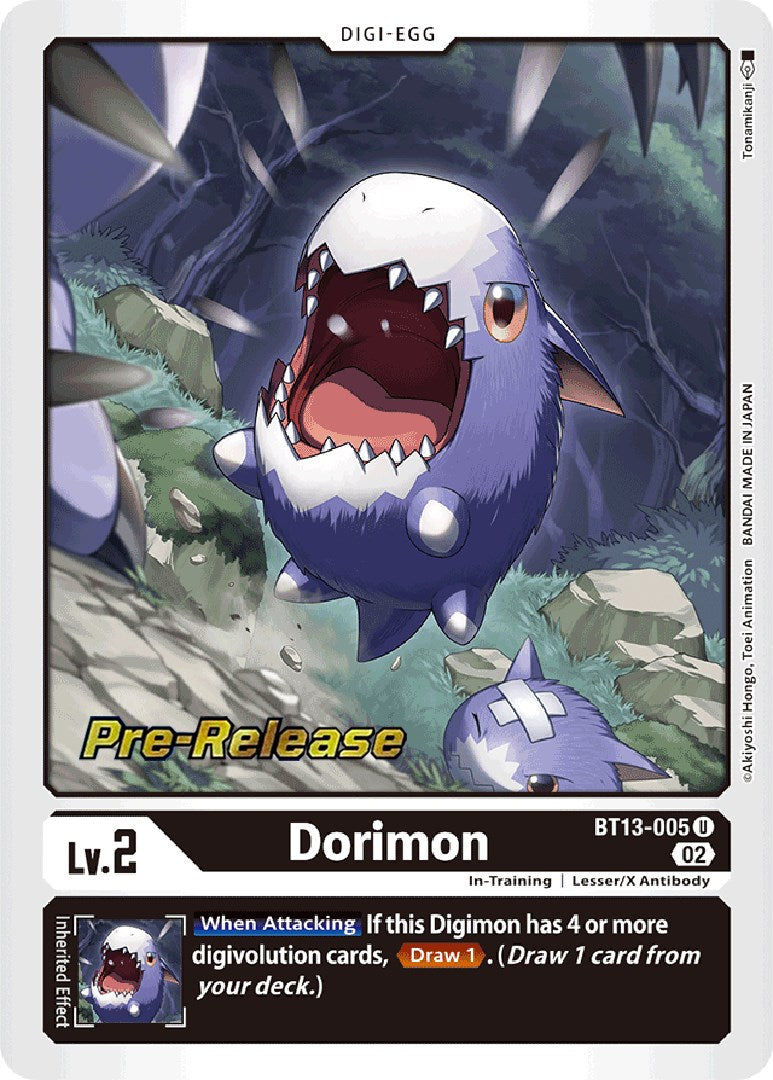 Dorimon [BT13-005] [Versus Royal Knight Booster Pre-Release Cards] | Card Merchant Takapuna