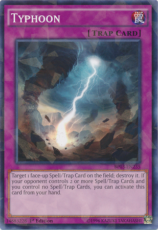 Typhoon [BP03-EN235] Shatterfoil Rare | Card Merchant Takapuna