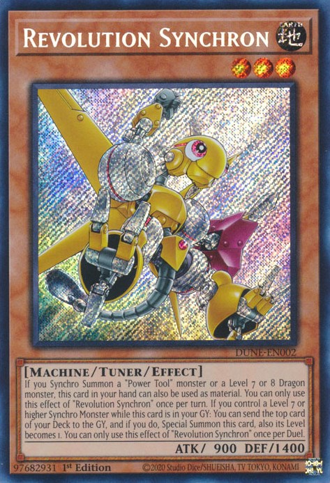 Revolution Synchron [DUNE-EN002] Secret Rare | Card Merchant Takapuna