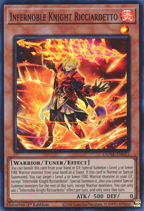 Infernoble Knight Ricciardetto [DUNE-EN013] Super Rare | Card Merchant Takapuna