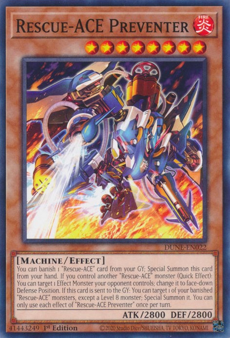 Rescue-ACE Preventer [DUNE-EN022] Common | Card Merchant Takapuna