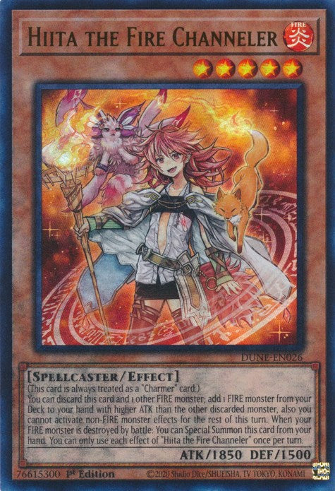 Hiita the Fire Channeler [DUNE-EN026] Ultra Rare | Card Merchant Takapuna