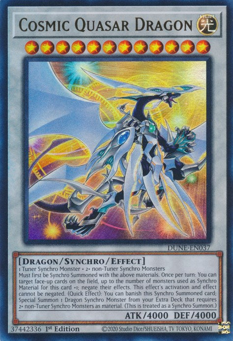 Cosmic Quasar Dragon [DUNE-EN037] Ultra Rare | Card Merchant Takapuna