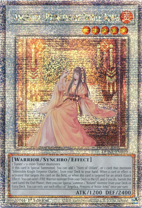 Angelica, Princess of Noble Arms [DUNE-EN040] Quarter Century Secret Rare | Card Merchant Takapuna