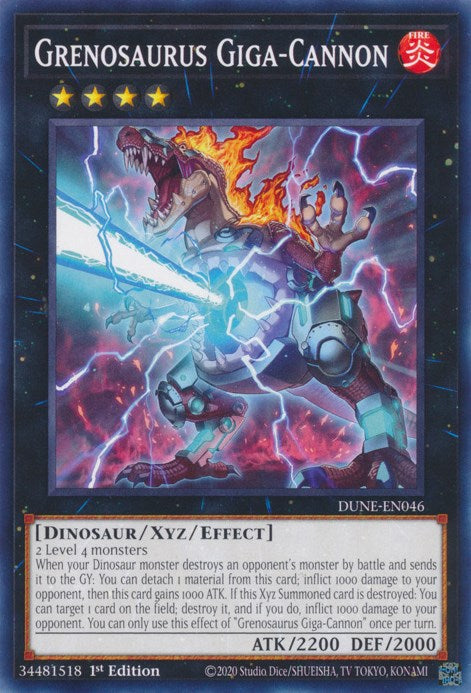 Grenosaurus Giga-Cannon [DUNE-EN046] Common | Card Merchant Takapuna