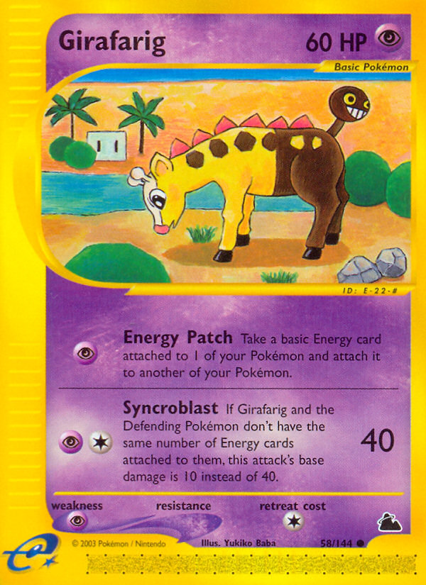 Girafarig (58/144) [Skyridge] | Card Merchant Takapuna