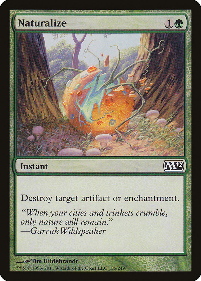 Naturalize [Magic 2012] | Card Merchant Takapuna