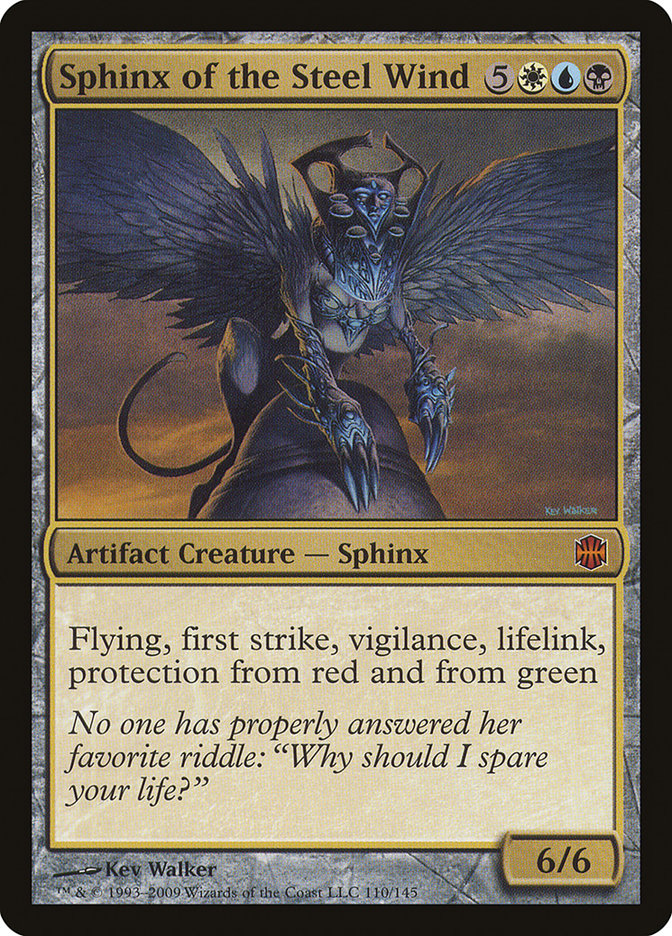 Sphinx of the Steel Wind [Alara Reborn] | Card Merchant Takapuna