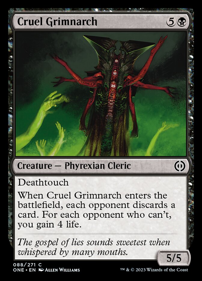 Cruel Grimnarch [Phyrexia: All Will Be One] | Card Merchant Takapuna