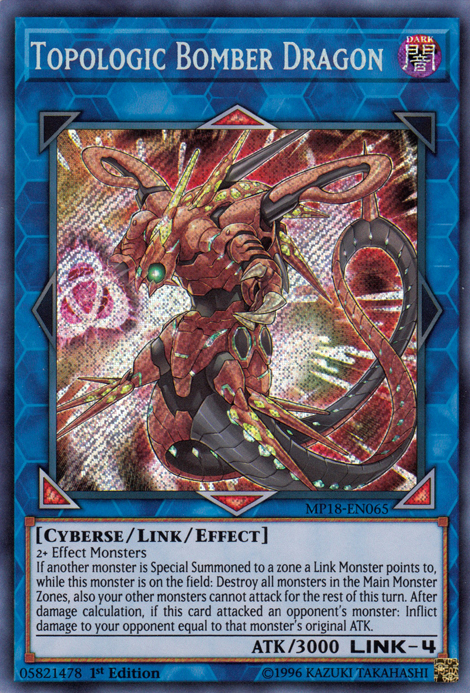 Topologic Bomber Dragon [MP18-EN065] Secret Rare | Card Merchant Takapuna