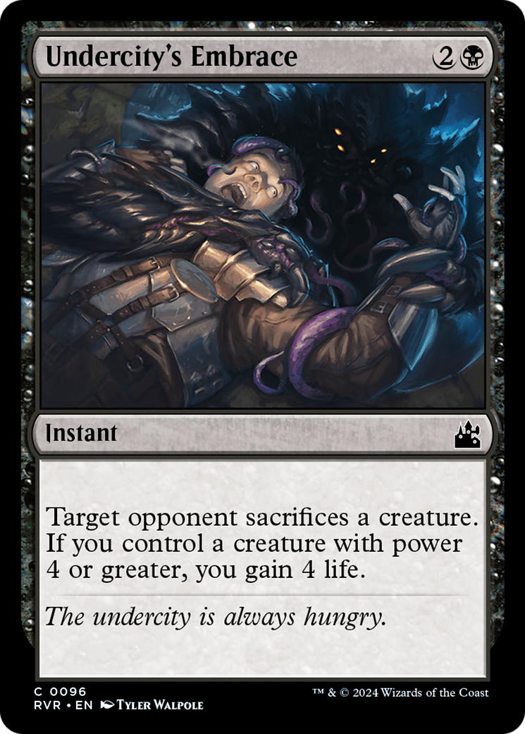 Undercity's Embrace [Ravnica Remastered] | Card Merchant Takapuna