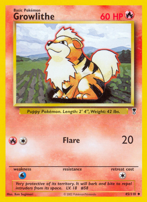 Growlithe (45/110) [Legendary Collection] | Card Merchant Takapuna