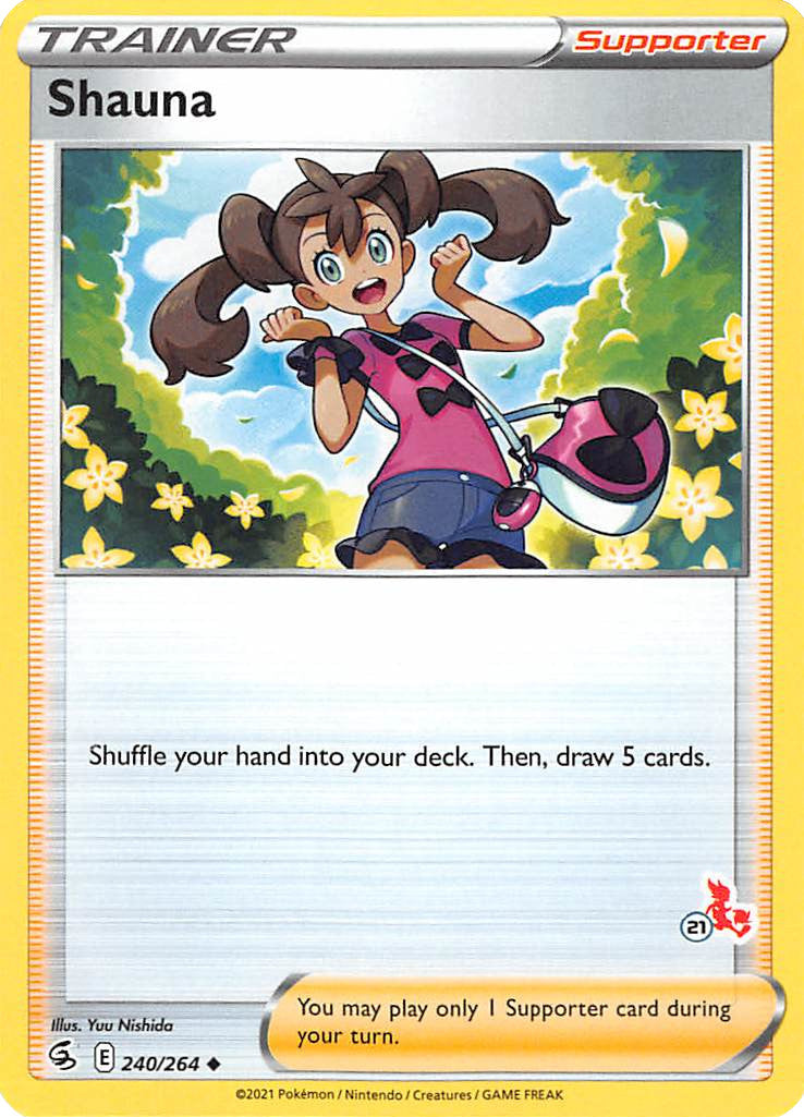 Shauna (240/264) (Cinderace Stamp #21) [Battle Academy 2022] | Card Merchant Takapuna