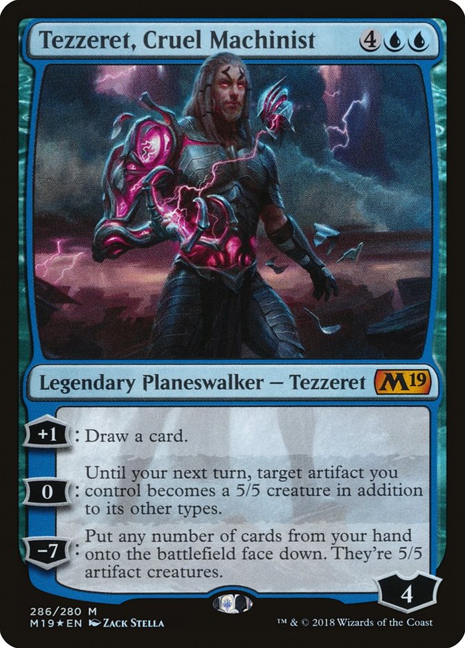 Tezzeret, Cruel Machinist [Core Set 2019] | Card Merchant Takapuna