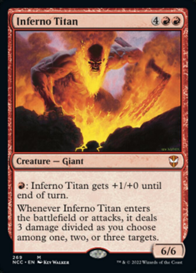 Inferno Titan [Streets of New Capenna Commander] | Card Merchant Takapuna