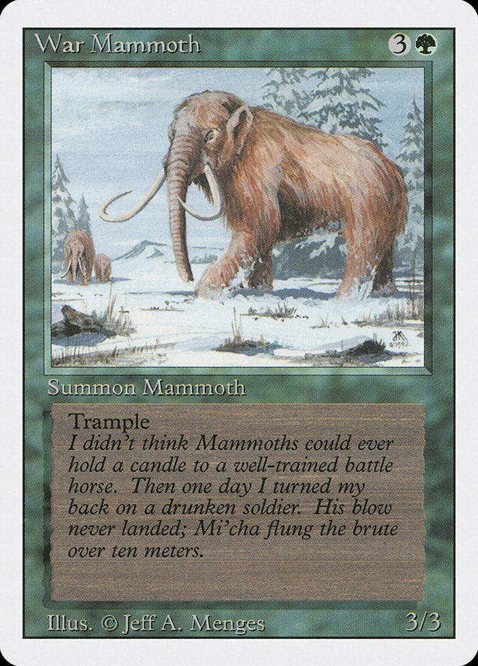 War Mammoth [Revised Edition] | Card Merchant Takapuna