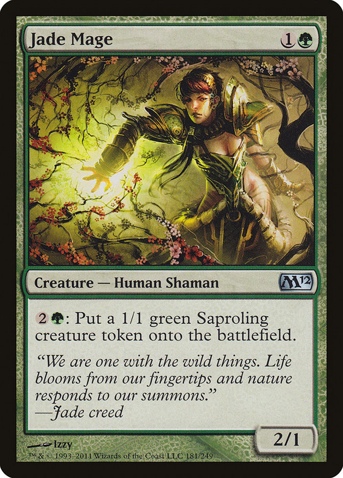 Jade Mage [Magic 2012] | Card Merchant Takapuna