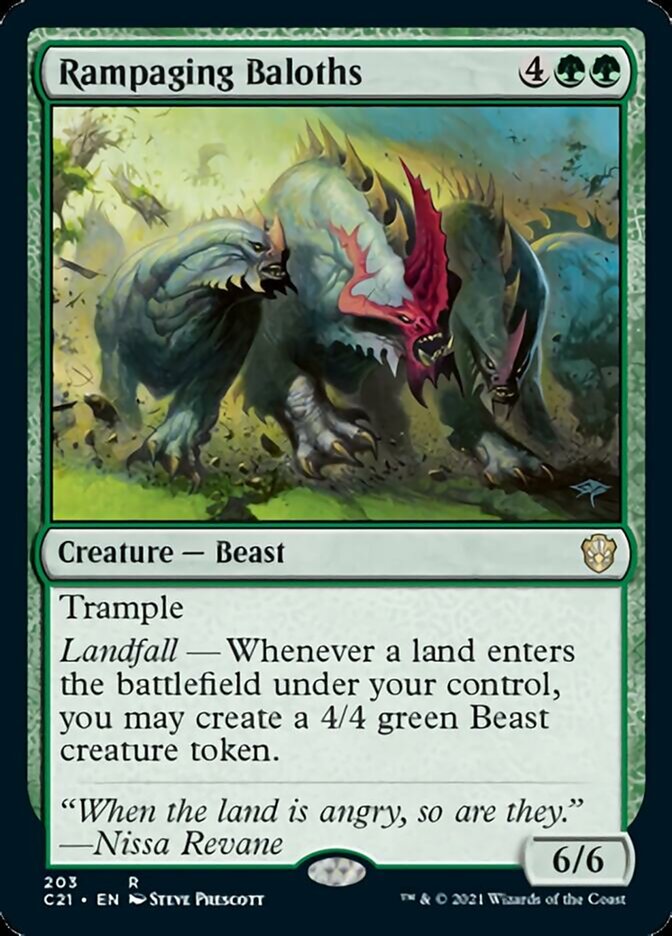 Rampaging Baloths [Commander 2021] | Card Merchant Takapuna