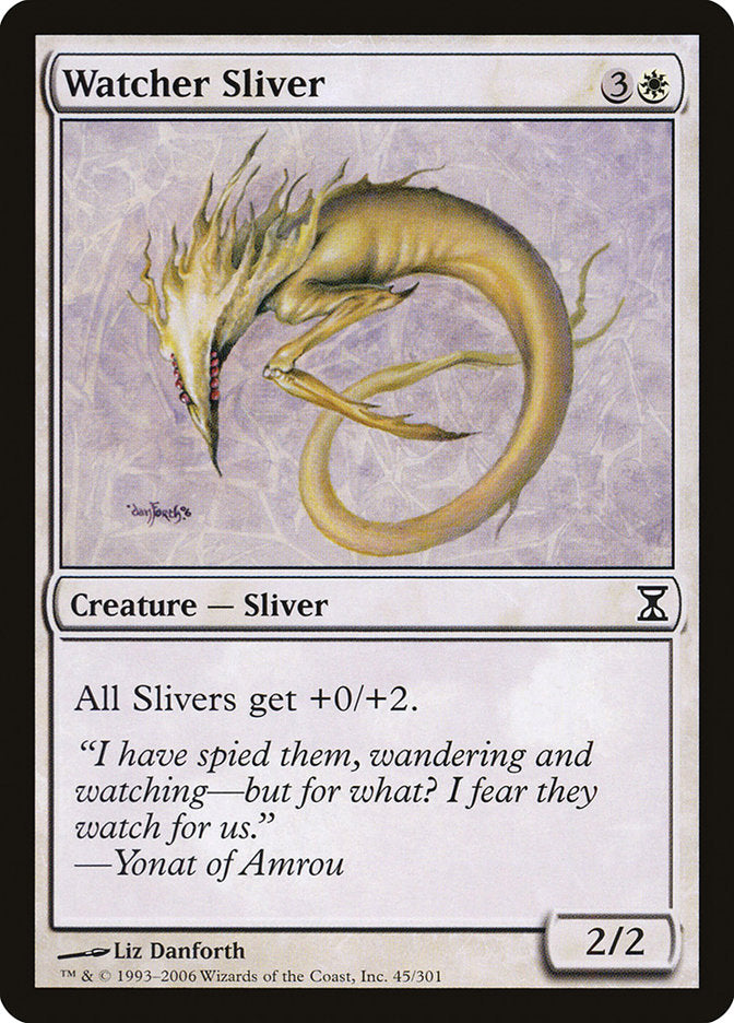 Watcher Sliver [Time Spiral] | Card Merchant Takapuna