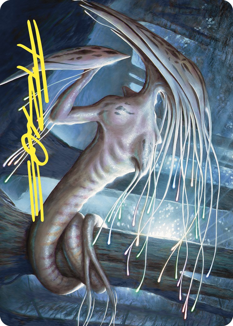 Manaweft Sliver Art Card (Gold-Stamped Signature) [Commander Masters Art Series] | Card Merchant Takapuna