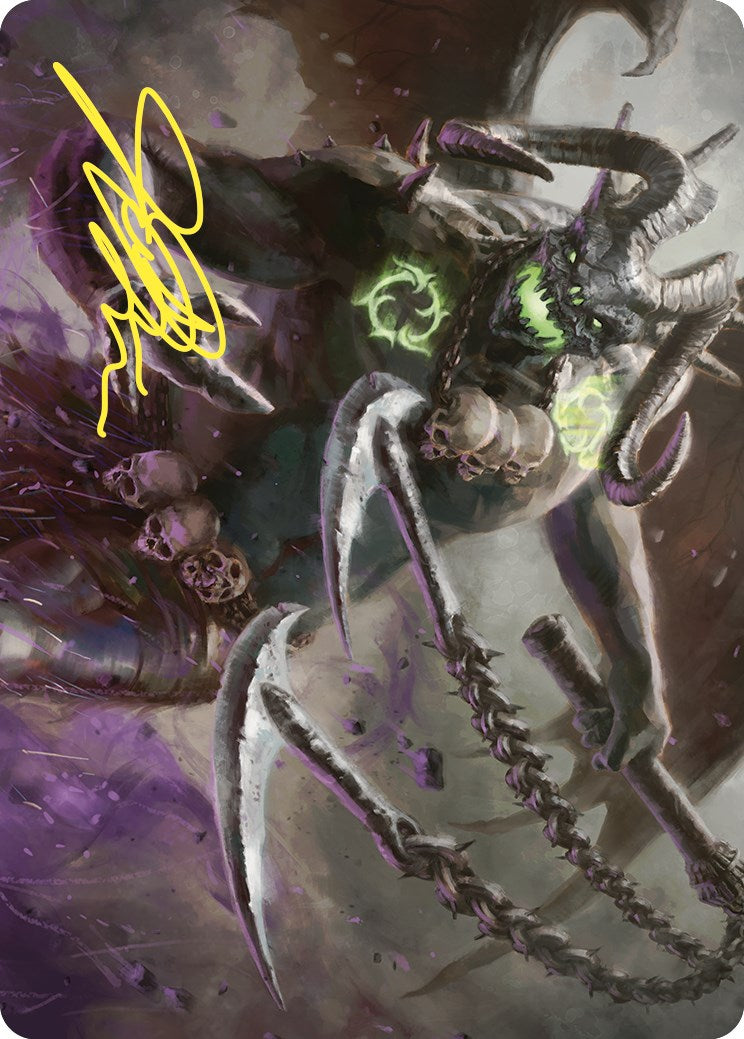 Archfiend of Despair Art Card (Gold-Stamped Signature) [Commander Masters Art Series] | Card Merchant Takapuna