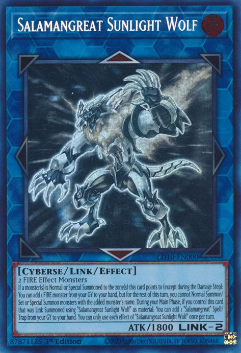 Salamangreat Sunlight Wolf [LD10-EN000] Ghost Rare | Card Merchant Takapuna