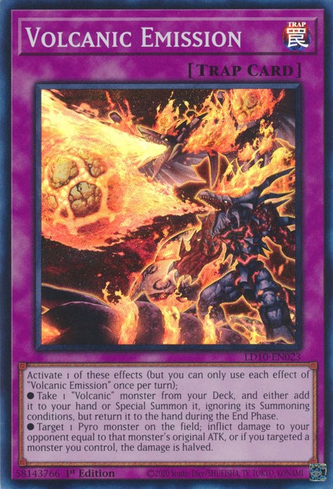 Volcanic Emission [LD10-EN023] Super Rare | Card Merchant Takapuna