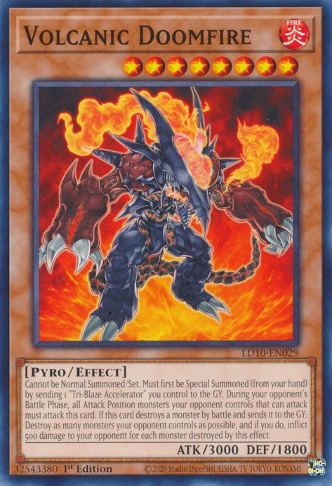 Volcanic Doomfire [LD10-EN029] Common | Card Merchant Takapuna