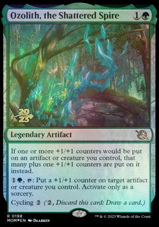 Ozolith, the Shattered Spire [March of the Machine Prerelease Promos] | Card Merchant Takapuna