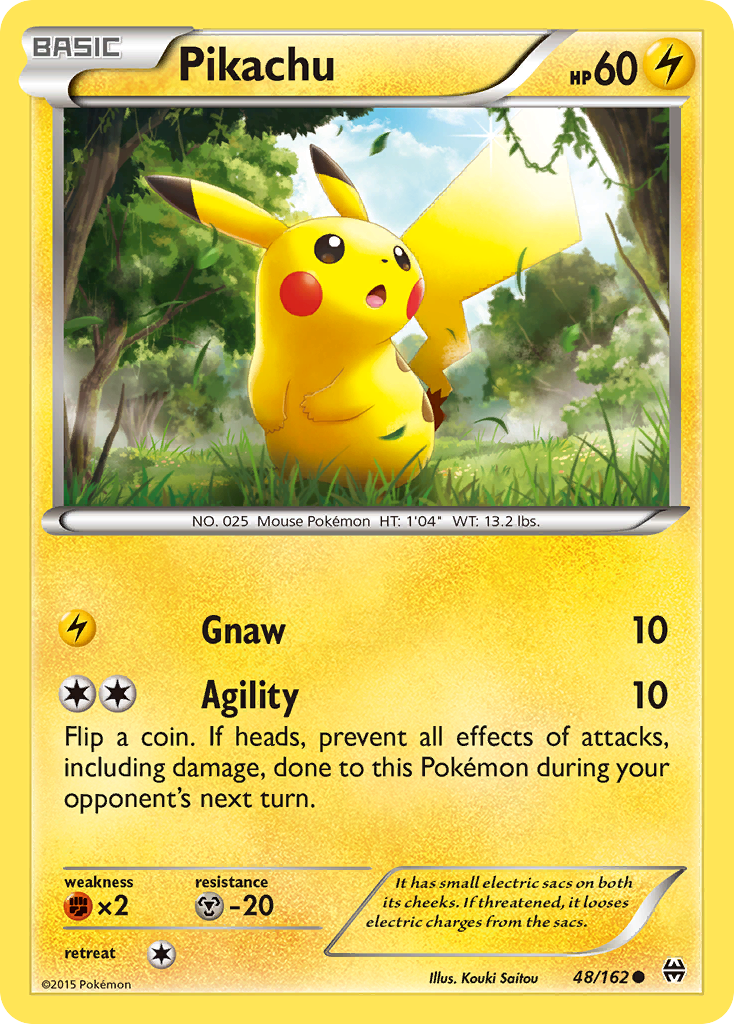 Pikachu (48/162) [XY: BREAKthrough] | Card Merchant Takapuna