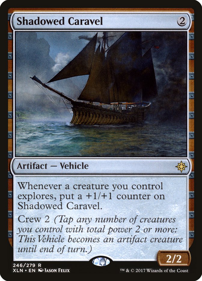 Shadowed Caravel [Ixalan] | Card Merchant Takapuna