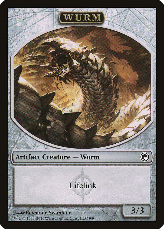 Wurm Token (9/9) [Scars of Mirrodin Tokens] | Card Merchant Takapuna