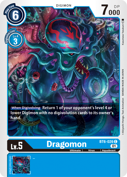 Dragomon [BT6-026] [Double Diamond] | Card Merchant Takapuna