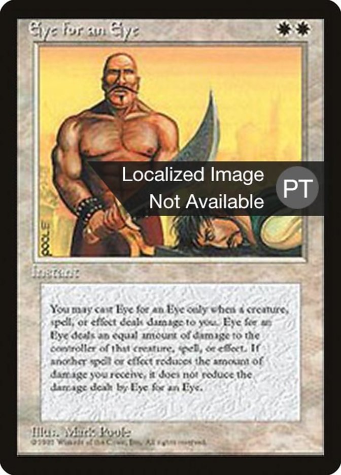 Eye for an Eye [Fourth Edition (Foreign Black Border)] | Card Merchant Takapuna