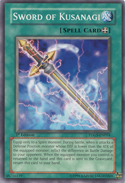 Sword of Kusanagi [TDGS-EN054] Common | Card Merchant Takapuna