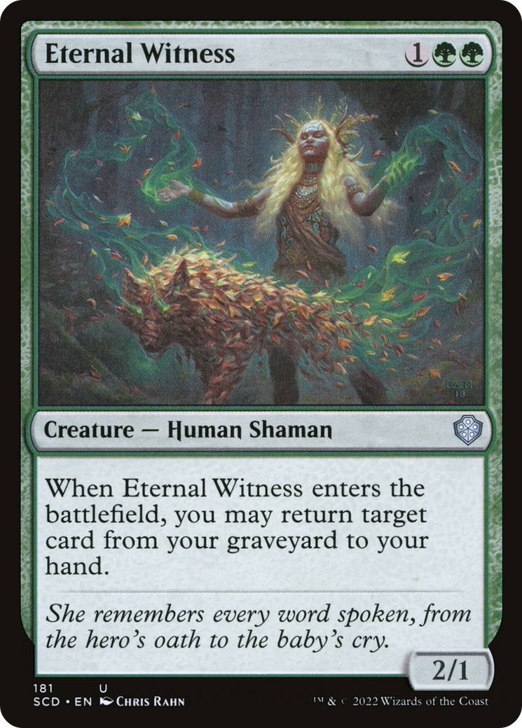 Eternal Witness [Starter Commander Decks] | Card Merchant Takapuna