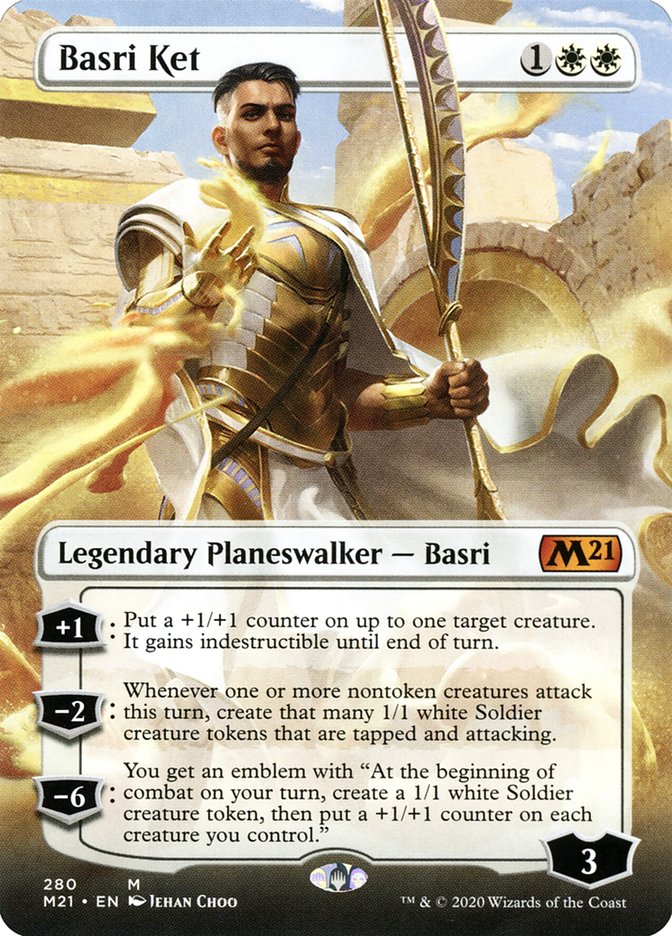 Basri Ket (Borderless) [Core Set 2021] | Card Merchant Takapuna