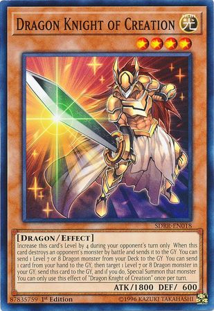 Dragon Knight of Creation [SDRR-EN018] Common | Card Merchant Takapuna