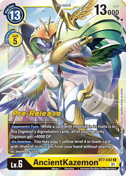 AncientKazemon [BT7-042] [Next Adventure Pre-Release Cards] | Card Merchant Takapuna