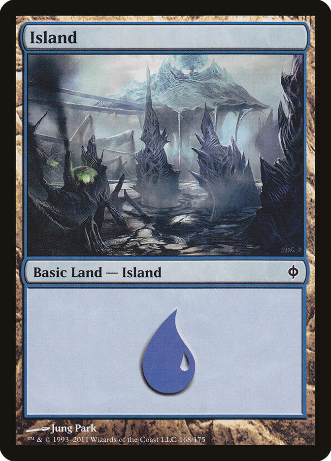 Island (168) [New Phyrexia] | Card Merchant Takapuna