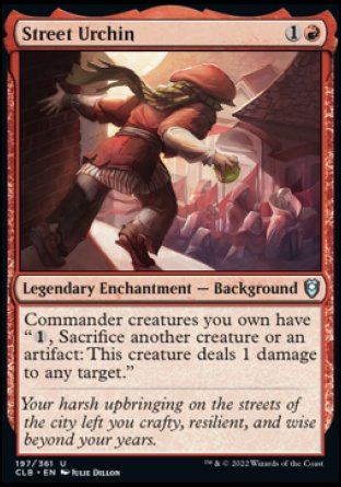 Street Urchin [Commander Legends: Battle for Baldur's Gate] | Card Merchant Takapuna